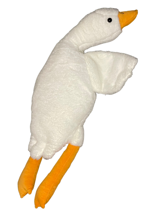 Fluffy White Pekin Duck 36" Plush Toy Pillow
