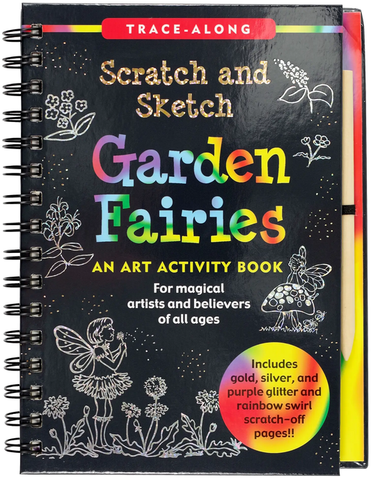 Scratch & Sketch™ Garden Fairies (Trace-Along)