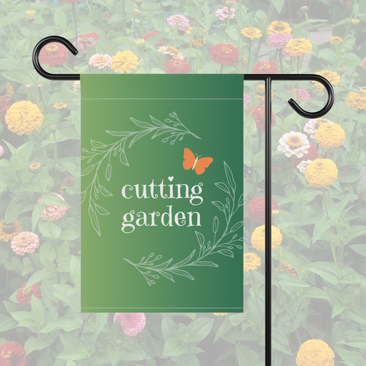 cutting garden / Garden Banner 12" x 18"