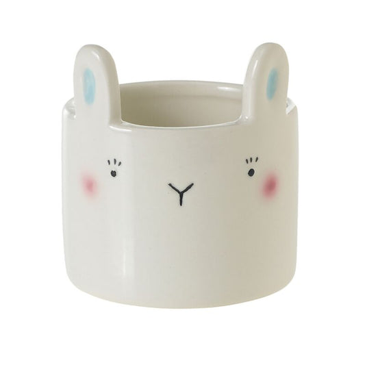 Mini Ceramic Bunny Pot